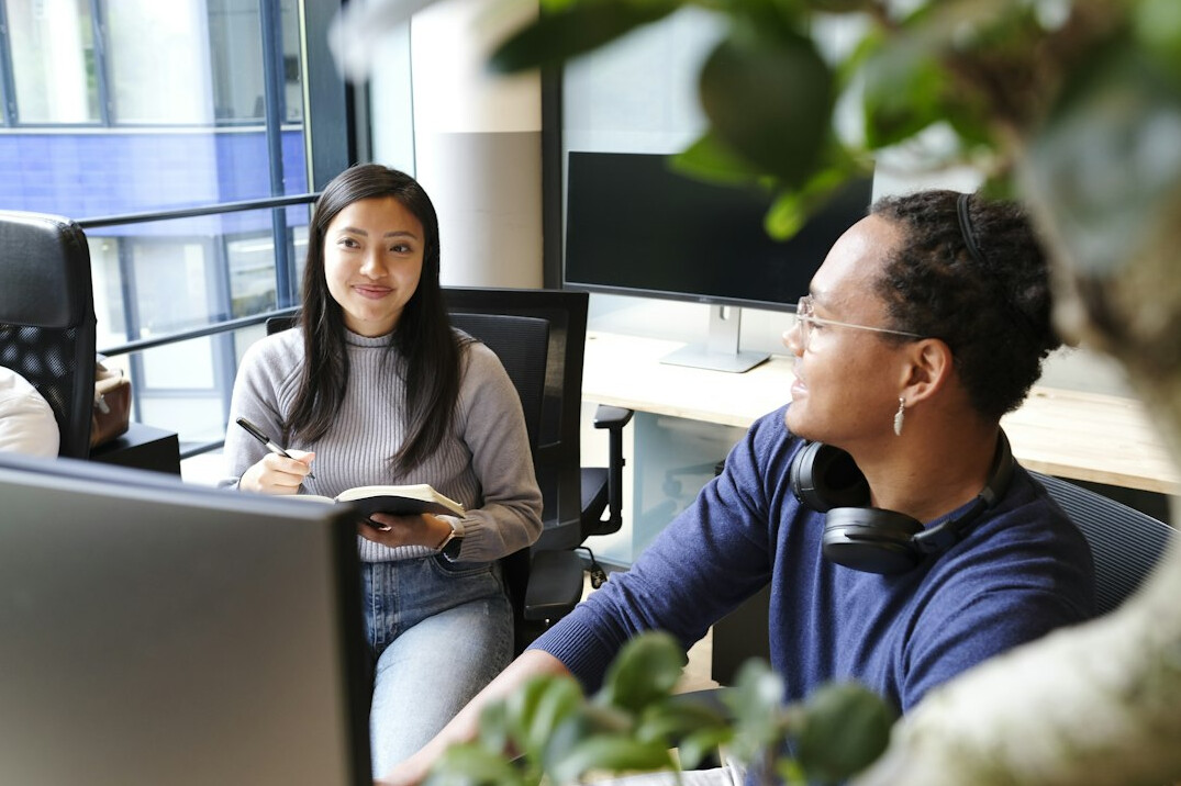 business professionals in meeting