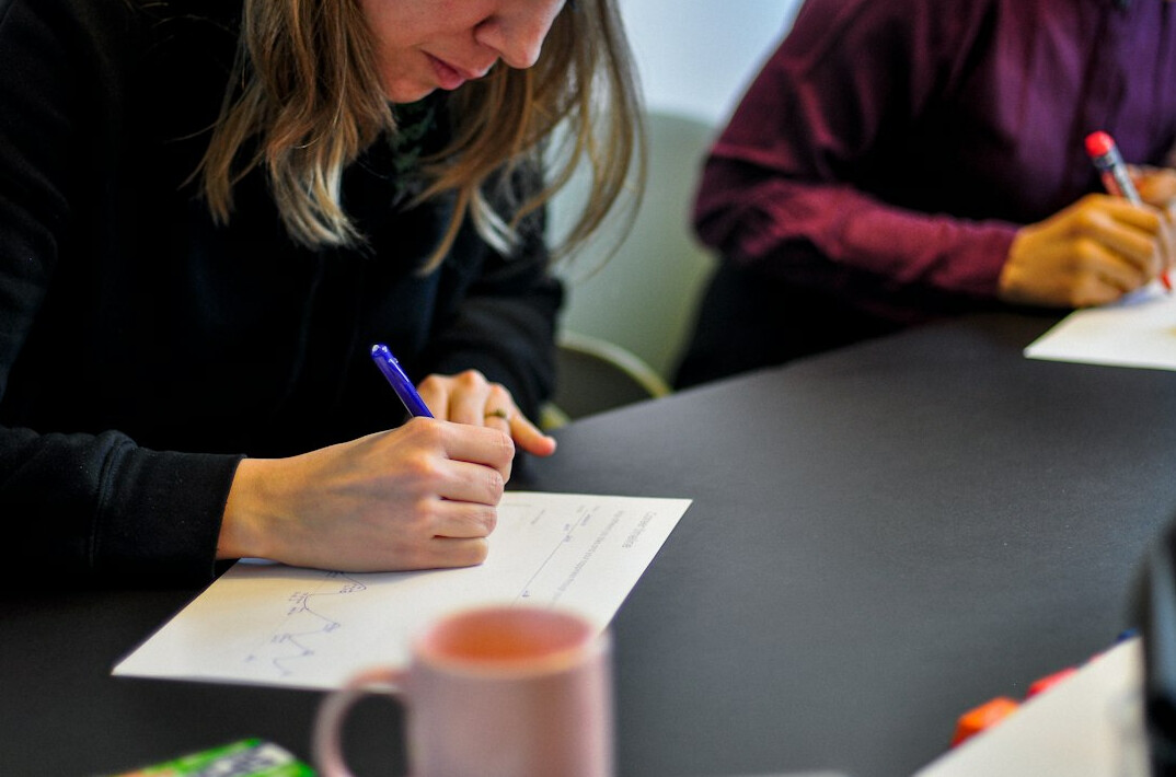 woman leading workshop